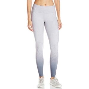 ALO Yoga Ombre High-Waist Leggings in Light Gray and Blue
